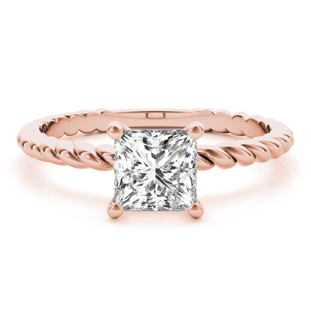 Eleanor Princess Diamond Solitaire Engagement Ring-VIRABYANI